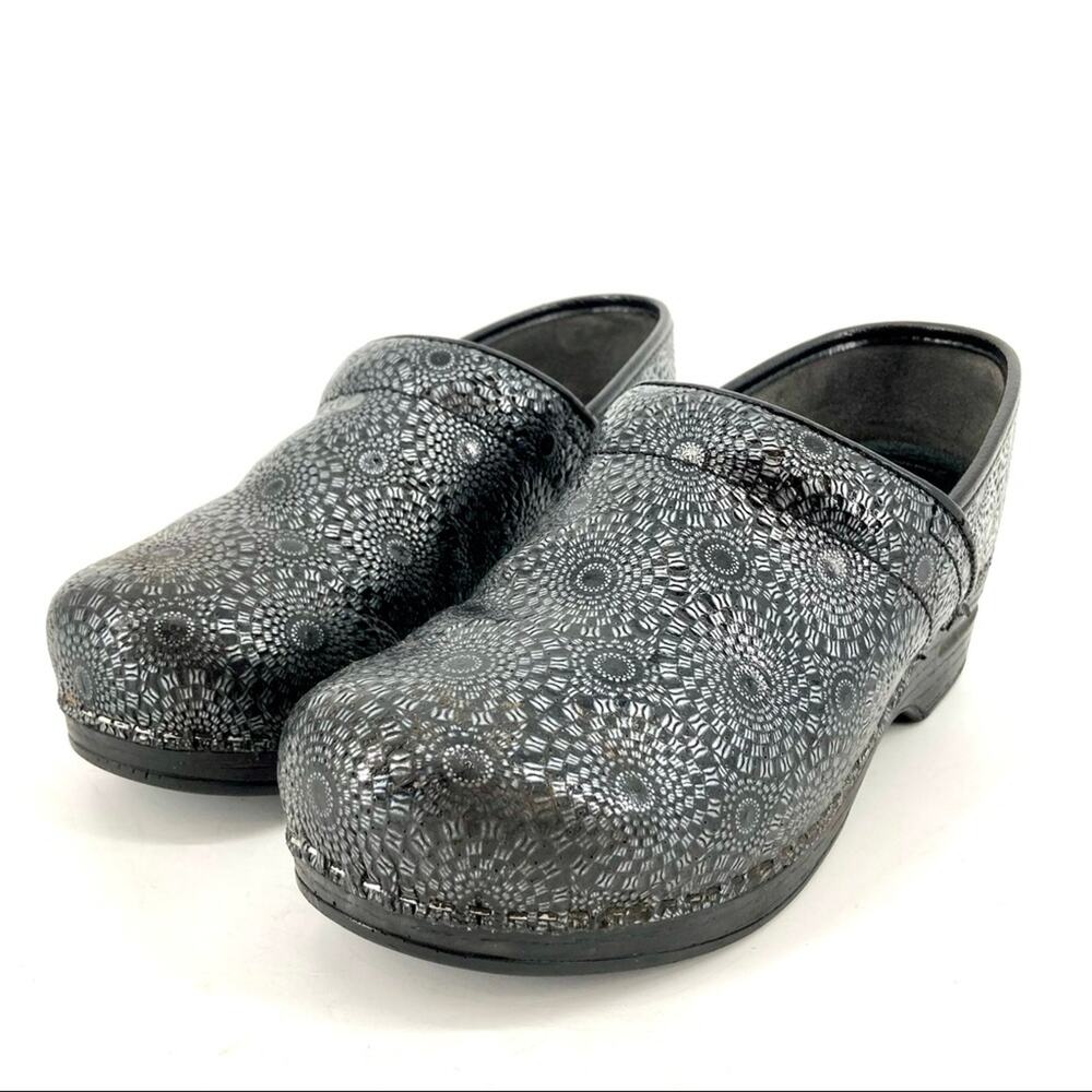 Dansko: gray metallic silver Professional clogs (39)